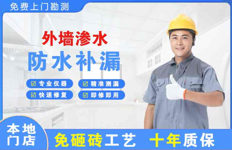 鱼梁洲外墙渗水维修